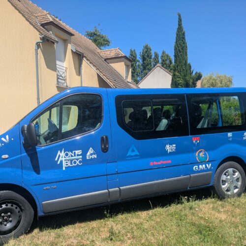 Minibus Montabloc au couleur du club